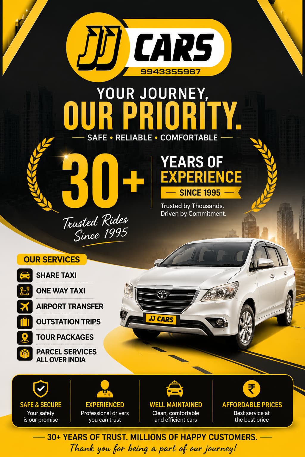JJ Cars Call Drivers Tamil Nadu Travel Services